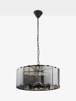 Bay Lighting Symphony Glass Ceiling Light, Slate Grey - view 2, Slate Grey