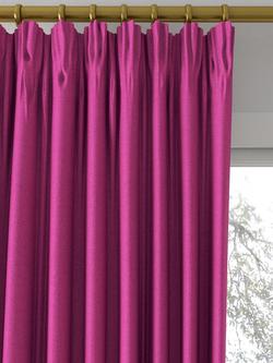 Designers Guild Madrid Made to Measure Curtains or Roman Blind, Magenta - view 2, Magenta