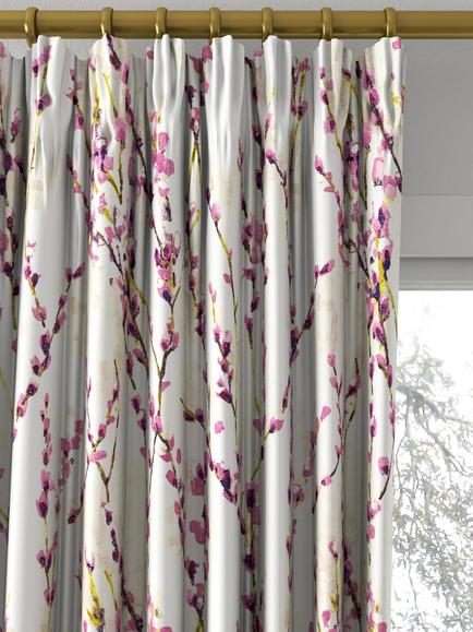 Harlequin Salice Made to Measure Curtains or Roman Blind, Plum - view 2, Plum