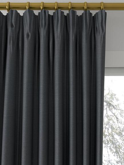 Sanderson Tuscany II Made to Measure Curtains or Roman Blind, Slate - view 2, Slate