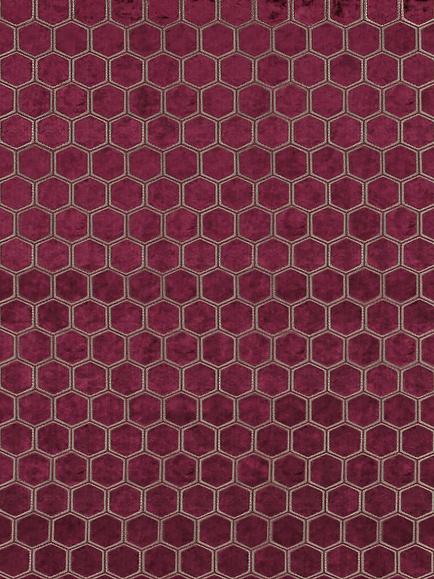 Designers Guild Manipur Made to Measure Curtains or Roman Blind, Garnet, Garnet