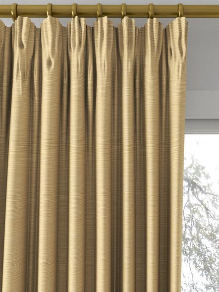 Designers Guild Pampas Made to Measure Curtains or Roman Blind, Butterscotch - view 2, Butterscotch