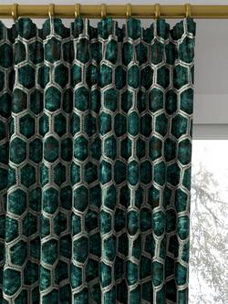 Designers Guild Manipur Made to Measure Curtains or Roman Blind, Azure - view 2, Azure