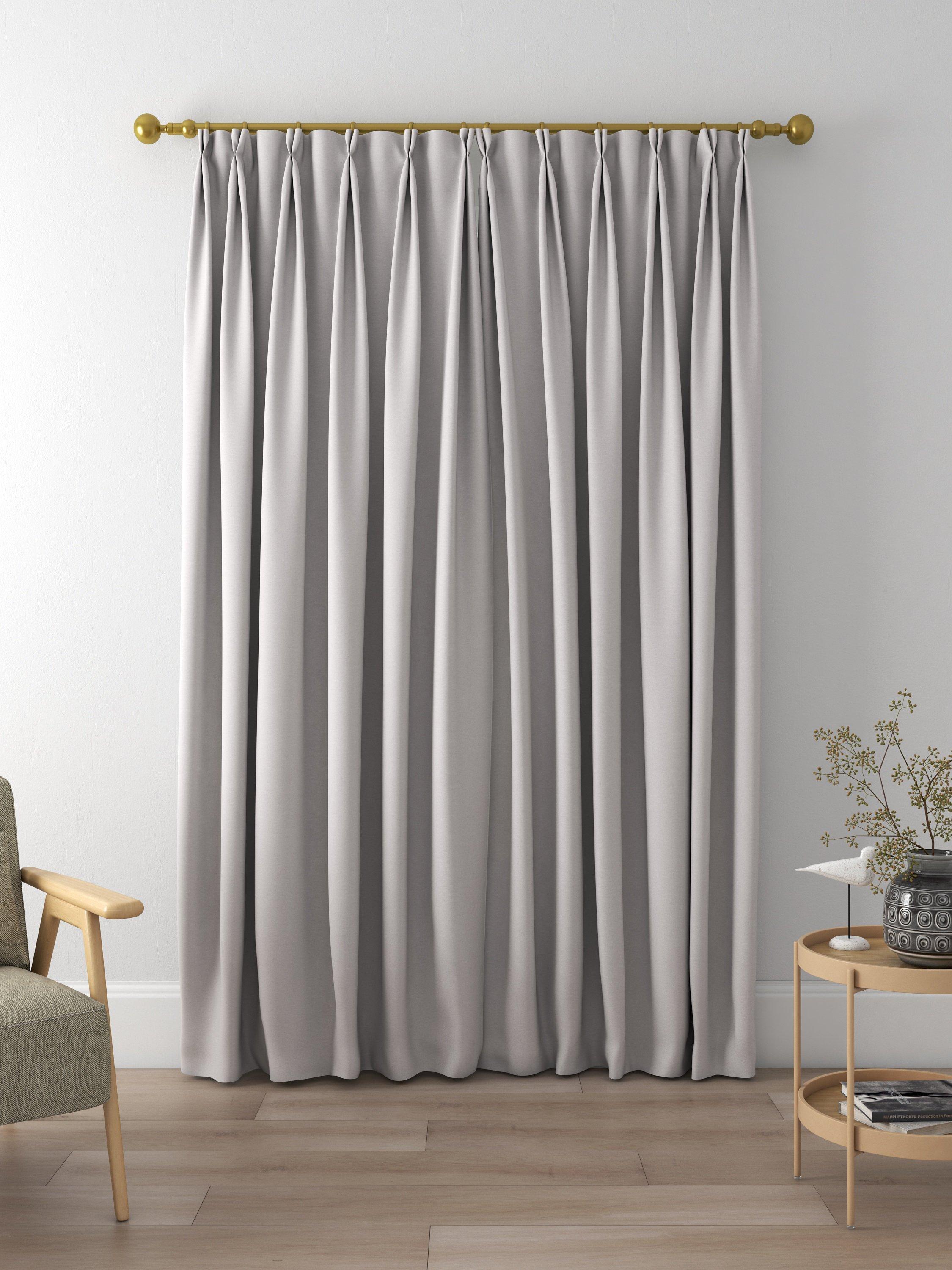 Designers Guild Madrid Made to Measure Curtains, Silver