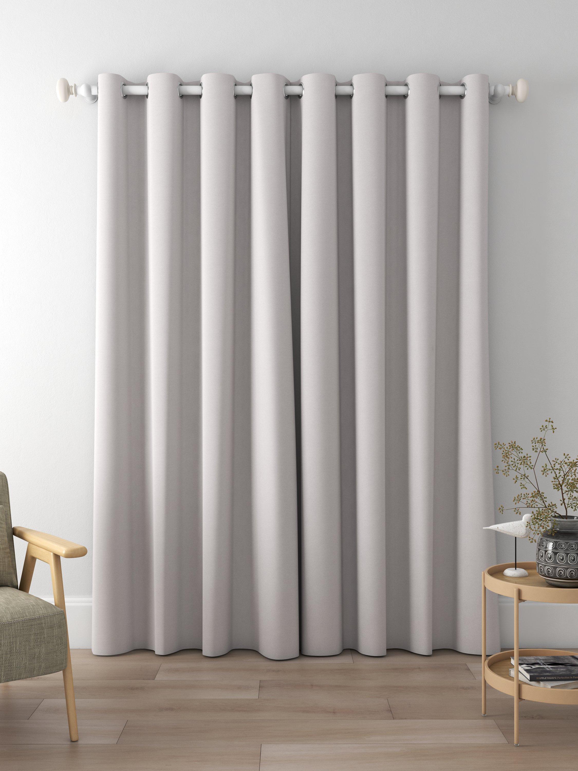 Designers Guild Madrid Made to Measure Curtains, Silver