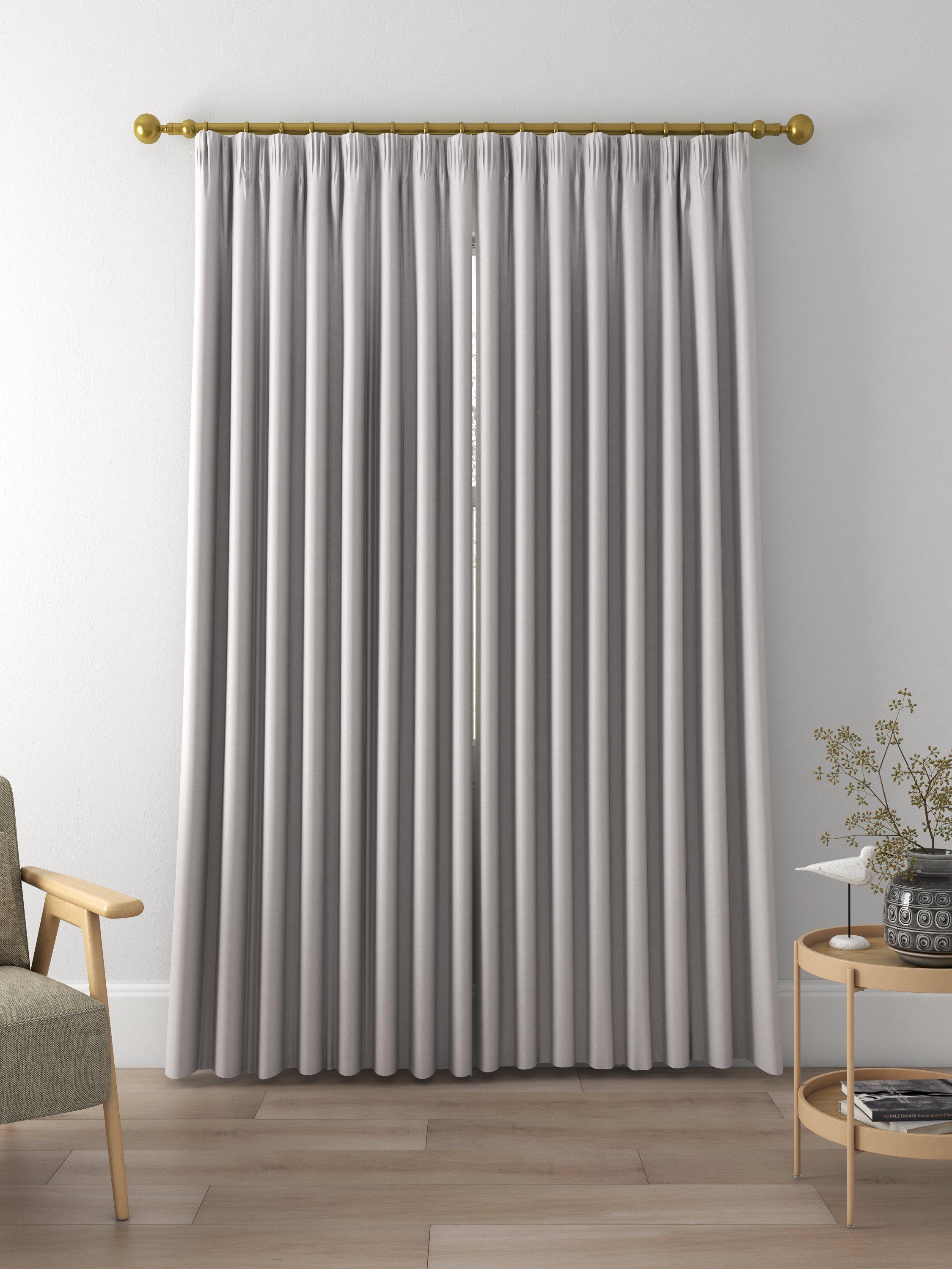 Designers Guild Madrid Made to Measure Curtains, Silver