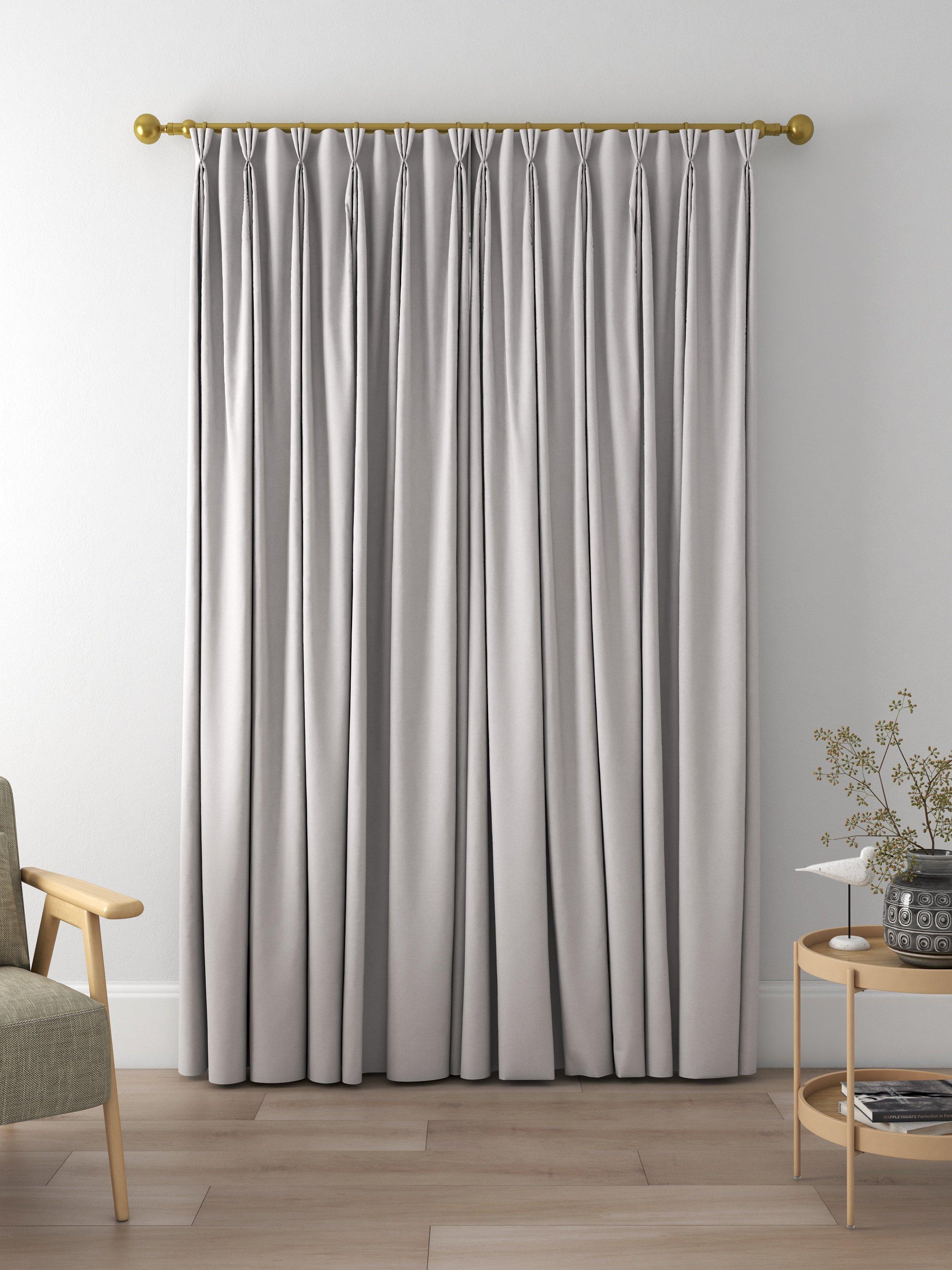 Designers Guild Madrid Made to Measure Curtains, Silver