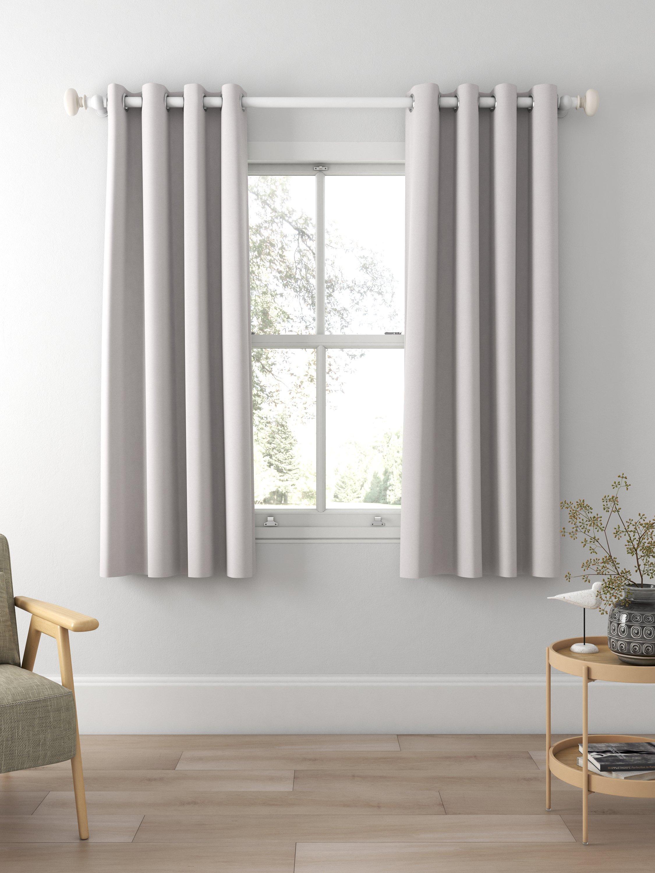 Designers Guild Madrid Made to Measure Curtains, Silver