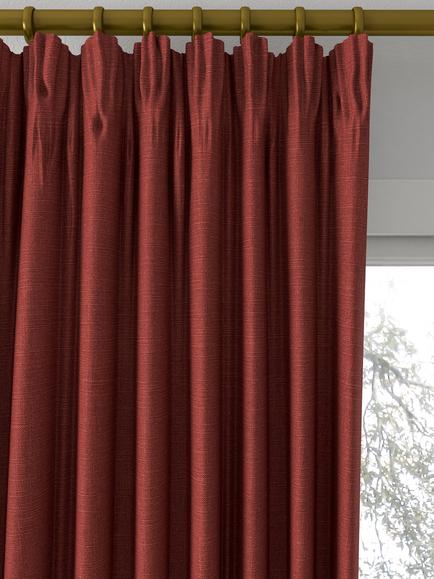 Sanderson Tuscany II Made to Measure Curtains or Roman Blind, Rowan Berry - view 2, Rowan Berry
