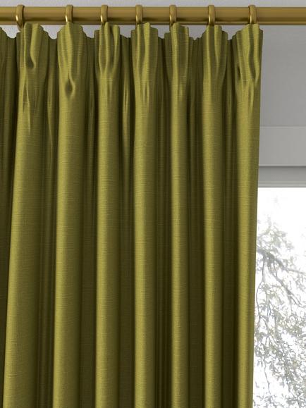Sanderson Tuscany II Made to Measure Curtains or Roman Blind, Lime - view 2, Lime