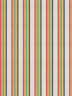 Harlequin Helter Skelter Stripe Made to Measure Curtains and Roman Blind, Navy/Poppy/Apricot, Navy/Poppy/Apricot