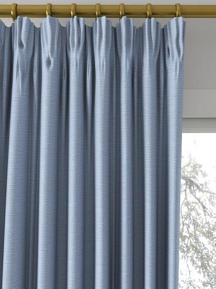 Designers Guild Pampas Made to Measure Curtains or Roman Blind, Porcelain - view 2, Porcelain