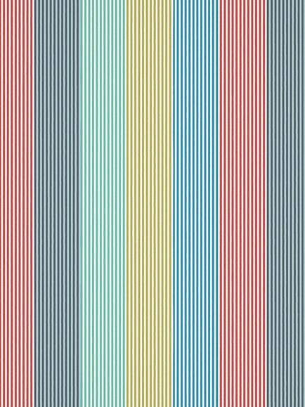 Harlequin Funfair Stripe Made to Measure Curtains or Roman Blind, Ink/Aqua/Kiwi/Marine, Ink/Aqua/Kiwi/Marine