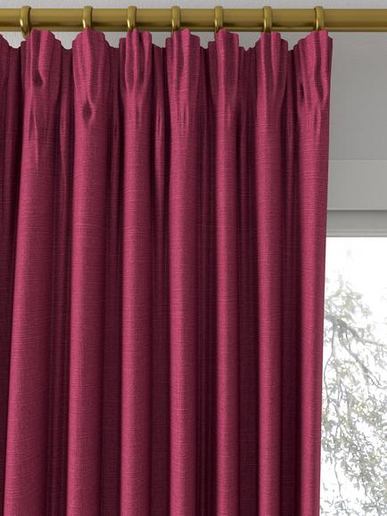Sanderson Tuscany II Made to Measure Curtains or Roman Blind, Fuschia - view 2, Fuschia