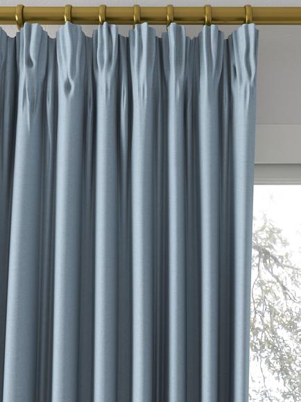 Designers Guild Madrid Made to Measure Curtains or Roman Blind, Water Blue - view 2, Water Blue