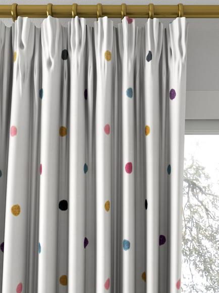 Harlequin Bon Bon Made to Measure Curtains or Roman Blind, Raspberry/Grape - view 2, Raspberry/Grape