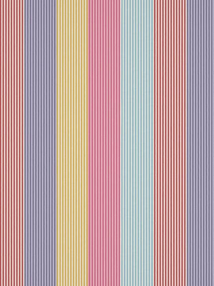 Harlequin Funfair Stripe Made to Measure Curtains or Roman Blind, Grape/Cherry, Grape/Cherry