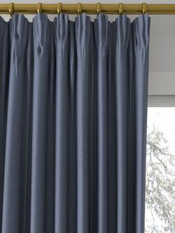 Designers Guild Madrid Made to Measure Curtains or Roman Blind, Blue - view 2, Blue