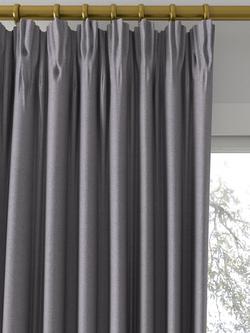 Designers Guild Madrid Made to Measure Curtains or Roman Blind, Pewter - view 2, Pewter