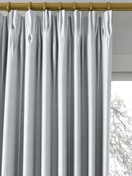 Designers Guild Pampas Made to Measure Curtains or Roman Blind, Alabaster - view 2, Alabaster