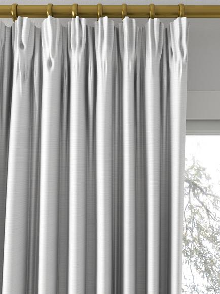 Designers Guild Pampas Made to Measure Curtains or Roman Blind, Oyster - view 2, Oyster