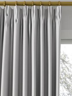 Designers Guild Madrid Made to Measure Curtains or Roman Blind, Aluminium - view 2, Aluminium