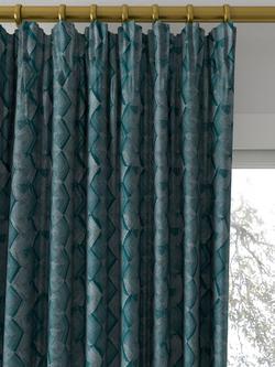 Harlequin Tanabe Made to Measure Curtains or Roman Blind, Peacock - view 2, Peacock