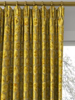 Designers Guild Manipur Made to Measure Curtains or Roman Blind, Gold - view 2, Gold