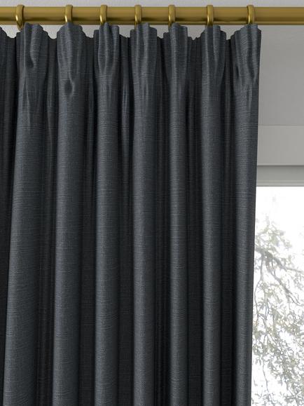 Sanderson Tuscany II Made to Measure Curtains or Roman Blind, Gunmetal - view 2, Gunmetal