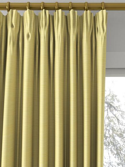 Designers Guild Pampas Made to Measure Curtains or Roman Blind, Primrose - view 2, Primrose