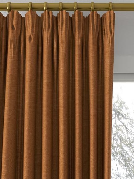 Sanderson Tuscany II Made to Measure Curtains or Roman Blind, Saffron - view 2, Saffron