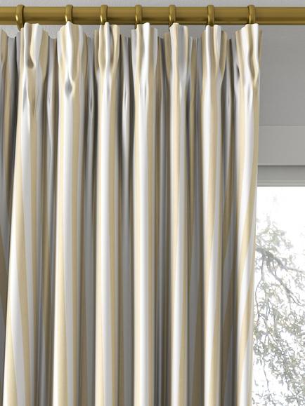 Harlequin Carnival Stripe Made to Measure Curtains or Roman Blind, Calico - view 2, Calico