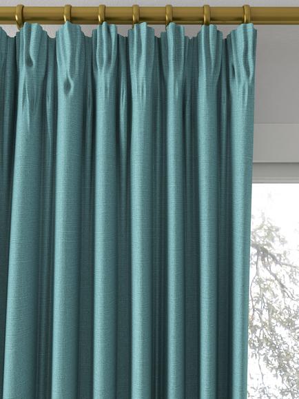 Sanderson Tuscany II Made to Measure Curtains or Roman Blind, Sky - view 2, Sky