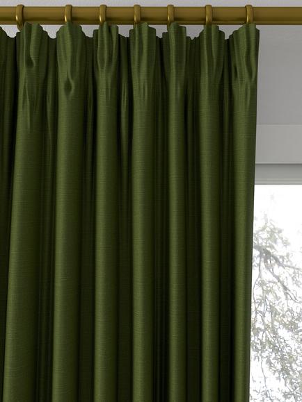 Sanderson Tuscany II Made to Measure Curtains or Roman Blind, Pesto - view 2, Pesto