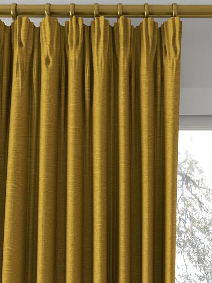 Sanderson Tuscany II Made to Measure Curtains or Roman Blind, Tumeric - view 2, Tumeric
