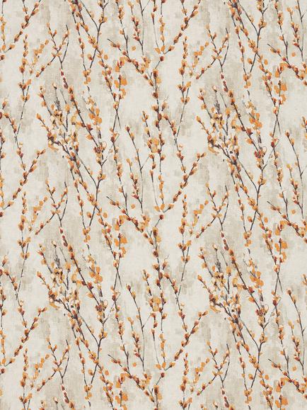 Harlequin Salice Made to Measure Curtains or Roman Blind, Tangerine, Tangerine