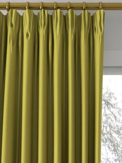 Designers Guild Madrid Made to Measure Curtains or Roman Blind, Lime - view 2, Lime