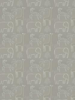 Harlequin Funky Jungle Made to Measure Curtains or Roman Blind, Stone, Stone
