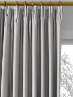 Designers Guild Madrid Made to Measure Curtains or Roman Blind, Ash - view 2, Ash