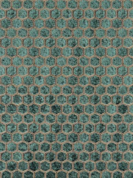 Designers Guild Manipur Made to Measure Curtains or Roman Blind, Jade, Jade
