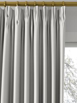Designers Guild Madrid Made to Measure Curtains or Roman Blind, Platinum - view 2, Platinum