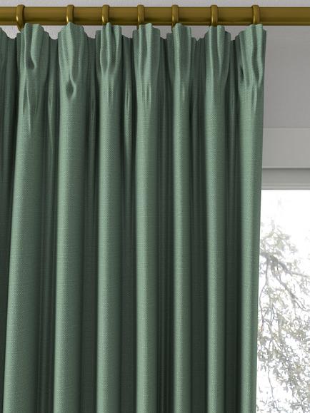 Sanderson Tuscany II Made to Measure Curtains or Roman Blind, Sea Foam - view 2, Sea Foam