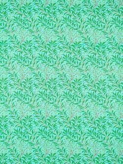 Morris & Co. Willow Boughs Made to Measure Curtains or Roman Blind, Sky/Leaf Green, Sky/Leaf Green