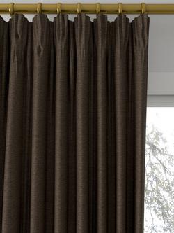 Designers Guild Mirissa Made to Measure Curtains or Roman Blind, Chestnut - view 2, Chestnut