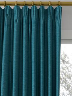Designers Guild Mirissa Made to Measure Curtains or Roman Blind, Lagoon - view 2, Lagoon