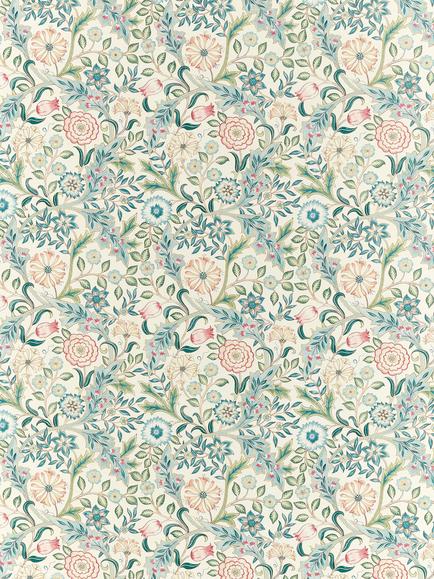 Morris & Co. Wilhelmina Made to Measure Curtains or Roman Blind, Ivory, Ivory