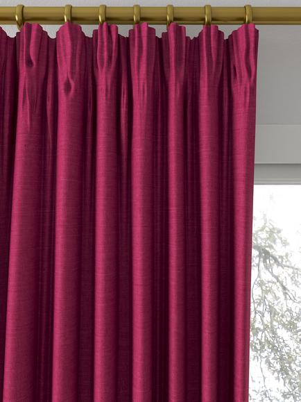 Designers Guild Mirissa Made to Measure Curtains or Roman Blind, Fuchsia - view 2, Fuchsia