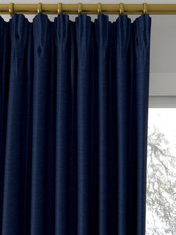 Designers Guild Mirissa Made to Measure Curtains or Roman Blind, Indigo - view 2, Indigo