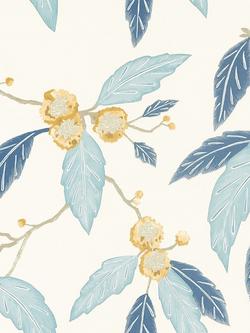 Harlequin Coppice Made to Measure Curtains or Roman Blind, Saffron/Cobalt, Saffron/Cobalt