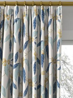 Harlequin Coppice Made to Measure Curtains or Roman Blind, Saffron/Cobalt - view 2, Saffron/Cobalt